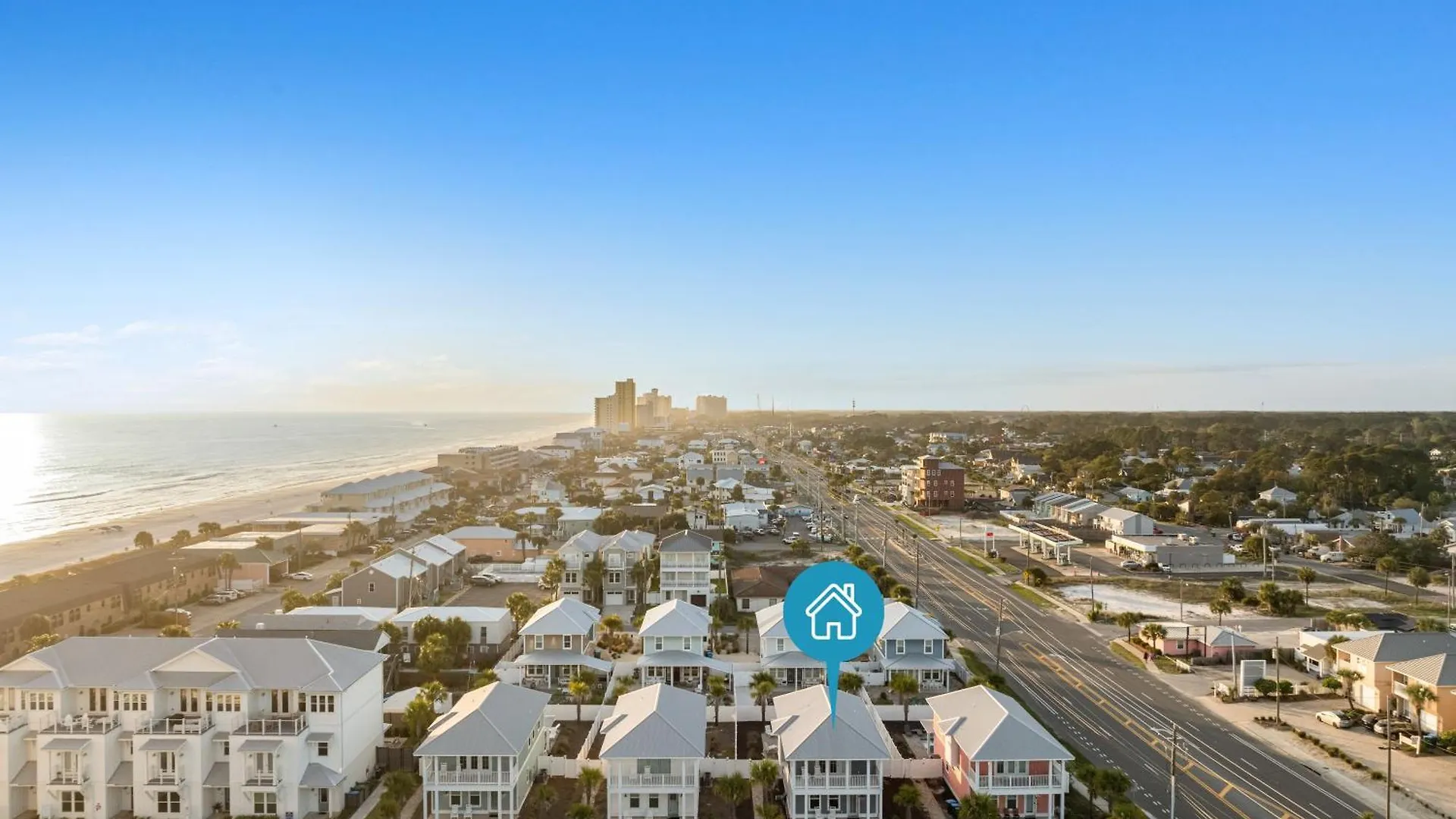 Semesterbostad Fabulous Modern Beach House - 4Br, 35Ba: Pool/Beach View & Access/Balcony Panama City Beach USA