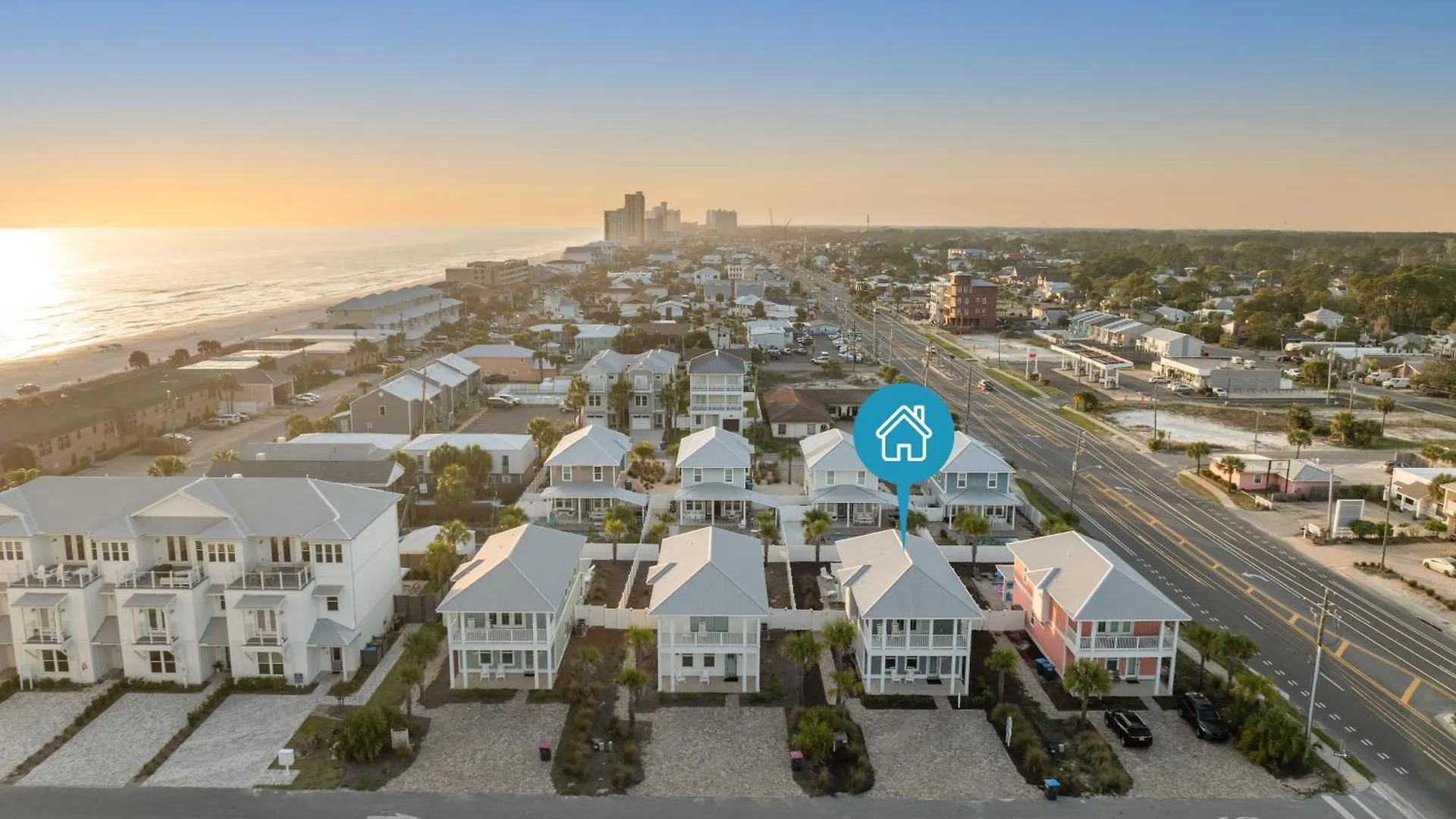 Fabulous Modern Beach House - 4Br, 35Ba: Pool/Beach View & Access/Balcony Panama City Beach Semesterbostad